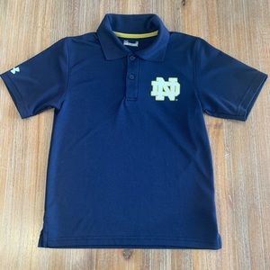Boys Under Armour Notre Dame Polo